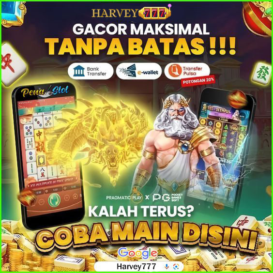 Harvey777 RTP Game Slot Gampang Menang Terbaik